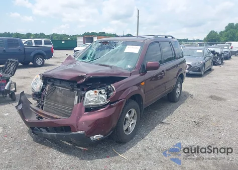 2007 Honda Pilot Ex-L from USA, damaged, VIN 2HKYF18607H519224